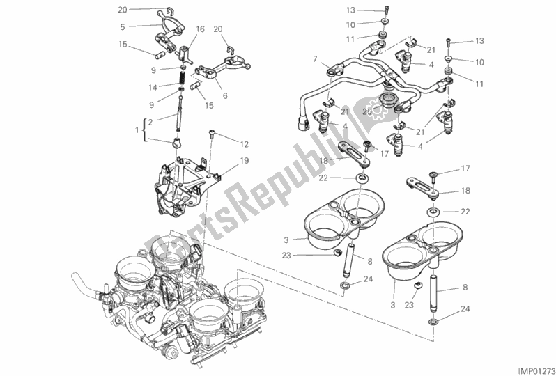 Todas as partes de 36b - Corpo Do Acelerador do Ducati Superbike Panigale V4 1100 2020